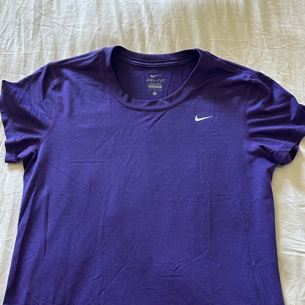Nike Women's Short Sleeve Purple Tee